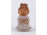 Antalfiné Szente Katalin : Kislány virágokkal kerámia figura 12.7 cm