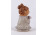 Antalfiné Szente Katalin : Kislány virágokkal kerámia figura 12.7 cm