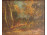 Tóbiás György olaj vászon tájkép - Őszi erdőbelső 47 x 38.5 cm.