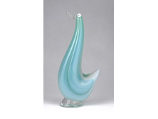 Muránói üveg kacsa figura 16.4 cm