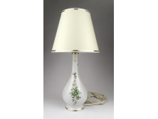 Erika mintás Hollóházi porcelán asztali lámpa 40 cm