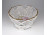 Régi, áttört, aranyozott, rózsa mintás Camina porcelán kosár 16 cm