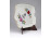 Rubin feliratú, aranyozott, kalocsai mintás porcelán hamutál