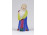 Régi, kisméretű, kínai, keleti bölcs porcelán figura 8 cm