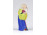 Régi, kisméretű, kínai, keleti bölcs porcelán figura 8 cm