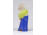Régi, kisméretű, kínai, keleti bölcs porcelán figura 8 cm