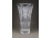 Csiszolt kristály váza, virágváza 25.5 cm