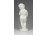 Régi fehér mázas festetlen porcelán puttó figura 11.5 cm