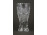 Csiszolt kristály váza virágváza 17.6 cm