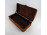 Nagyméretű levél díszes lapos furnér doboz fadoboz 35 x 17.5 x 10.5 cm 