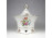 Régi nagyméretű virágmintás Seltmann Weiden porcelán bonbonier 16.6 cm 