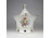 Régi nagyméretű virágmintás Seltmann Weiden porcelán bonbonier 16.6 cm 
