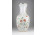 Nagyméretű virágmintás Hollóházi porcelán váza 37 cm