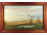 Jelzett olaj vászon festmény : Őszi táj   69.5 x 43.5 cm