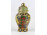 Régi Japán SATSUMA porcelán fedeles tégely 12 cm