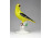 Jelzetlen sárgarigó porcelán madár figura 13.5 cm