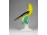 Jelzetlen sárgarigó porcelán madár figura 13.5 cm
