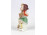 Régi német Altwien porcelán figura - harmonikázó kislány 9 cm