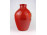Régi piros sárkányos Schaubach Kunst porcelán váza 24.5 cm