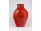 Régi piros sárkányos Schaubach Kunst porcelán váza 24.5 cm