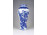 Kék színű keleti mintás Rosenthal porcelán kínai váza 21.7 cm