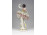 Antik tüll szoknyás Volkstedter porcelán balerina 15 cm