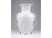 Rózsaszín virágmintás Hollóházi porcelán váza 17.4 cm
