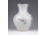 Régi virágmintás Aquincum porcelán váza 11 cm