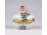 Viktória mintás Herendi porcelán bonbonier 7.5 cm