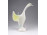 Régi kézzel festett Hollóházi porcelán liba figura 15 cm