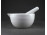 Régi Zsolnay porcelán patika mozsár gyógyszerész mozsár törővel 14 cm