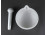 Régi Zsolnay porcelán patika mozsár gyógyszerész mozsár törővel 14 cm