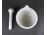 Régi Zsolnay porcelán patika mozsár gyógyszerész mozsár törővel 14 cm