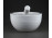 Régi Zsolnay porcelán patika mozsár gyógyszerész mozsár törővel 14 cm