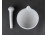 Régi Zsolnay porcelán patika mozsár gyógyszerész mozsár törővel 14 cm