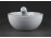 Régi Zsolnay porcelán patika mozsár gyógyszerész mozsár törővel 13.7 cm