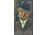 Magyar festő xx. század első fele, jelzett : Régi bajszos férfi portré 28 x 17 cm