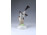 Régi Aquincum porcelán madár figura 14 cm