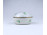 Régi zöld virágmintás Drasche porcelán bonbonier 7.1 cm