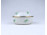 Régi zöld virágmintás Drasche porcelán bonbonier 7.1 cm