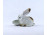 Káposztalevelet rágó nyúl nyuszi Zsolnay porcelán figura