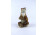 Régi ülő medve cseh porcelán figura 11.7 cm