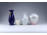 Régi vegyes kisméretű jelzetlen porcelán váza csomag 4 darab