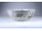 Antik virágmintás Schillinger Mór porcelán leveses tál 27.5 cm