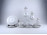 Régi német Bavaria porcelán készlet 12 darab
