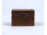 Antik kisméretű fecskés intarziás fadobozka 4.2 x 3.9 x 2.8 cm