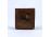 Antik kisméretű fecskés intarziás fadobozka 4.2 x 3.9 x 2.8 cm