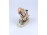 Régi német Bertram jellegű porcelán figura harmonikázó kisfiú kutyákkal 14 cm