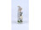 Régi német porcelán virágokat locsoló kislány figura 13 cm