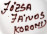 Józsa János korondi kerámia kistál csomag 5 darab